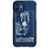 Ace of Swords Tarot Card - White Transparent Pink Fade Impact Phone Case for iPhone 11 Pro Max