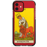 Strength Tarot Card - Colour Pink Fade Impact Phone Case for iPhone 11 Pro Max