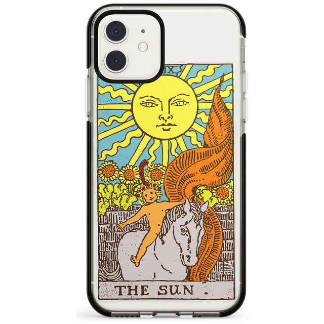 The Sun Tarot Card - Colour Pink Fade Impact Phone Case for iPhone 11 Pro Max