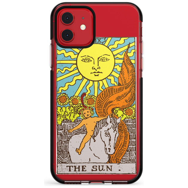 The Sun Tarot Card - Colour Pink Fade Impact Phone Case for iPhone 11 Pro Max
