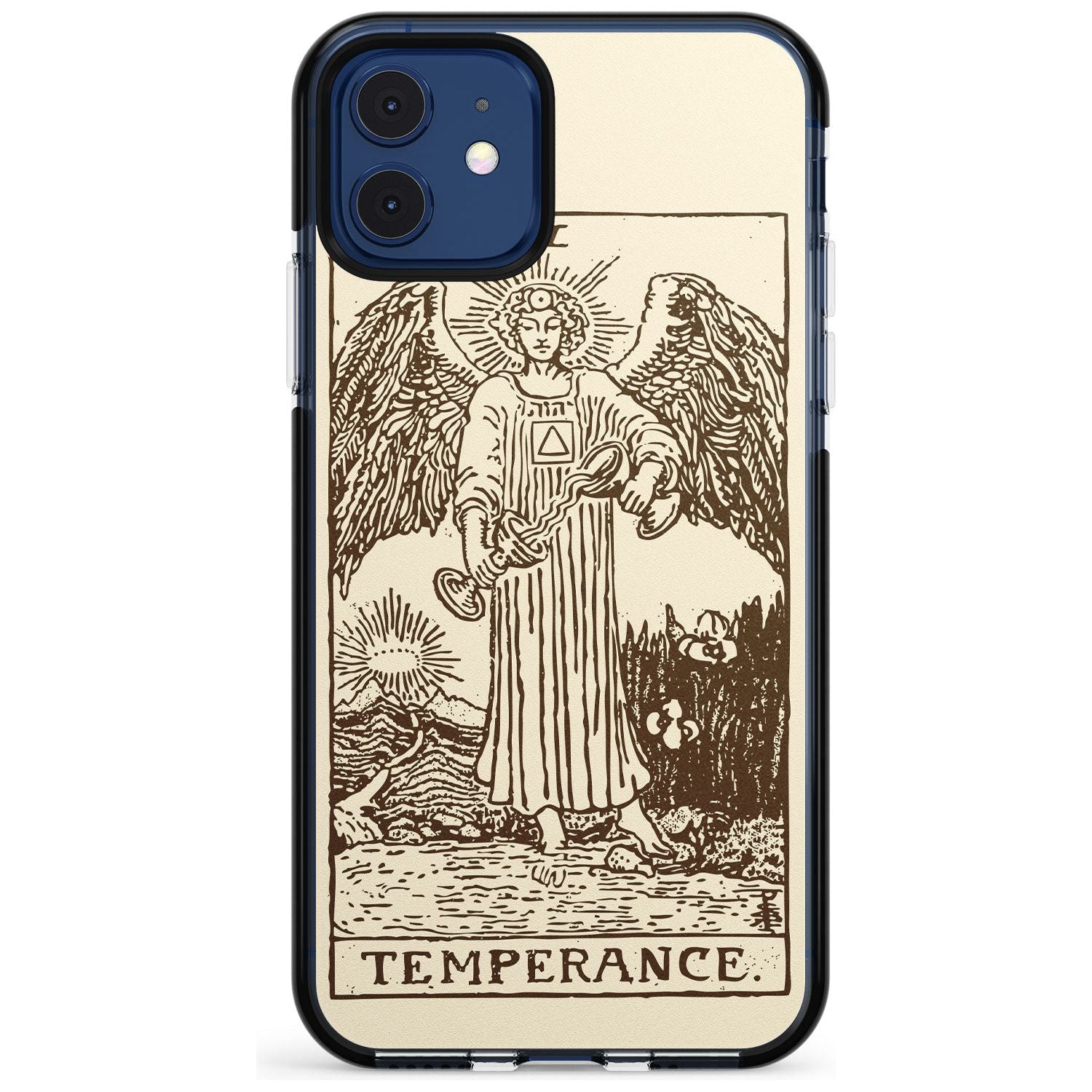 Temperance Tarot Card - Solid Cream Pink Fade Impact Phone Case for iPhone 11 Pro Max