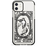 The World Tarot Card - Transparent Pink Fade Impact Phone Case for iPhone 11 Pro Max