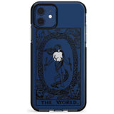 The World Tarot Card - Transparent Pink Fade Impact Phone Case for iPhone 11 Pro Max