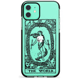 The World Tarot Card - Transparent Pink Fade Impact Phone Case for iPhone 11 Pro Max