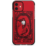 The World Tarot Card - Transparent Pink Fade Impact Phone Case for iPhone 11 Pro Max