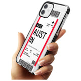 Austin Boarding Pass iPhone Case   Custom Phone Case - Case Warehouse