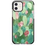 Colourful Cactus Mix Design Black Impact Phone Case for iPhone 11