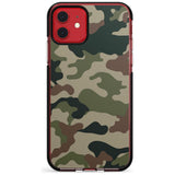 Green and Brown Camo Black Impact Phone Case for iPhone 11 Pro Max