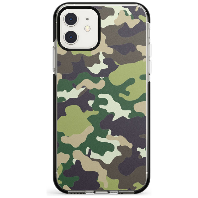 Green Camo Black Impact Phone Case for iPhone 11 Pro Max