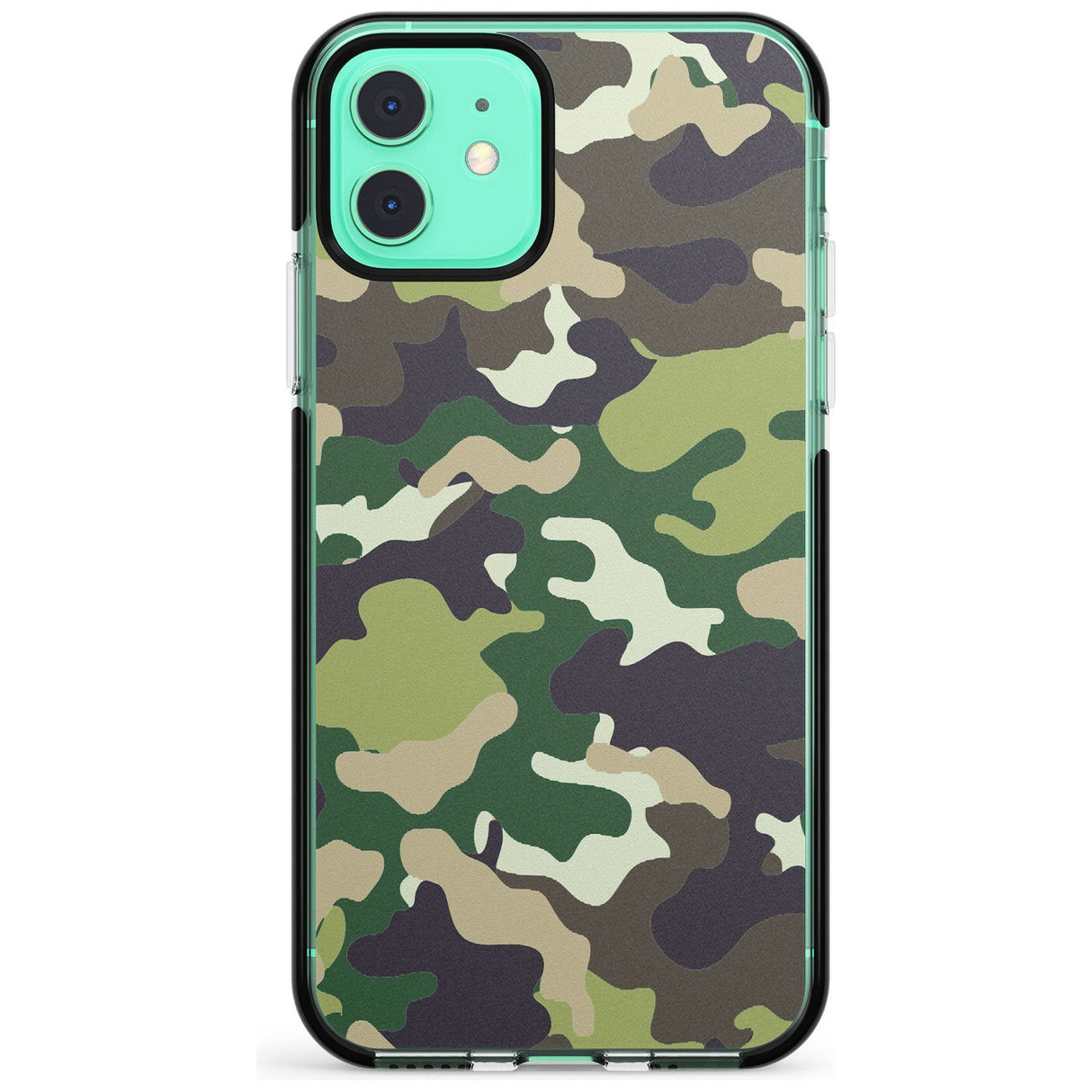 Green Camo Black Impact Phone Case for iPhone 11 Pro Max