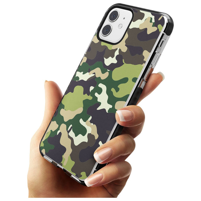 Green Camo Black Impact Phone Case for iPhone 11 Pro Max