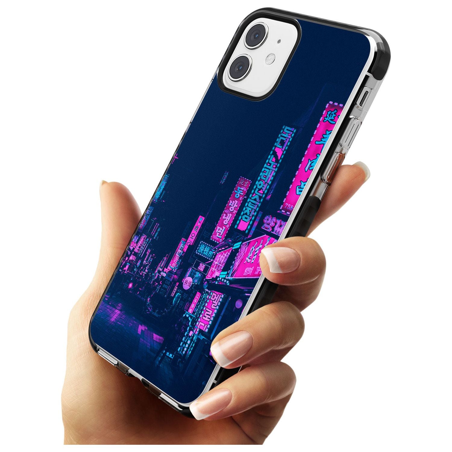 Pink & Turquoise - Neon Cities iPhone Case   Phone Case - Case Warehouse