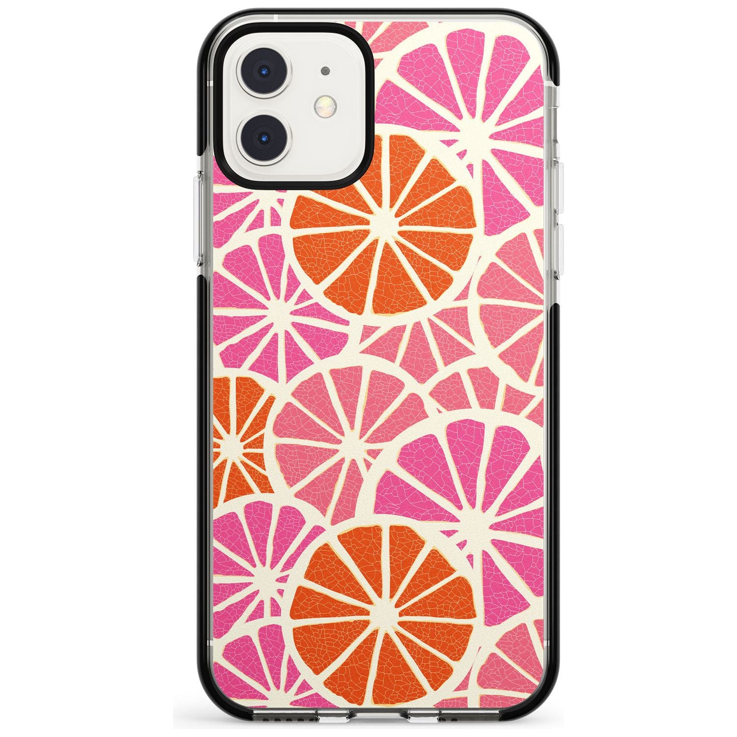 Citrus Slices Pink Fade Impact Phone Case for iPhone 11 Pro Max