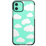 Transparent Cloud Pattern Pink Fade Impact Phone Case for iPhone 11 Pro Max