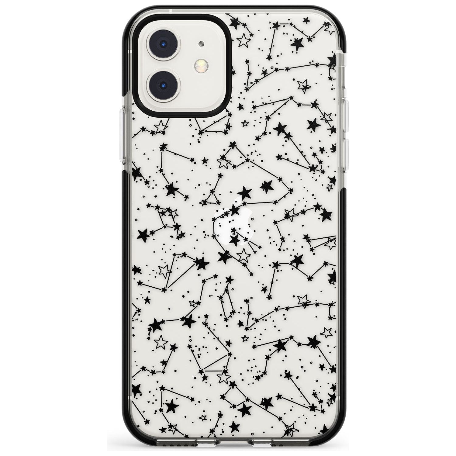 Constellations Black Impact Phone Case for iPhone 11