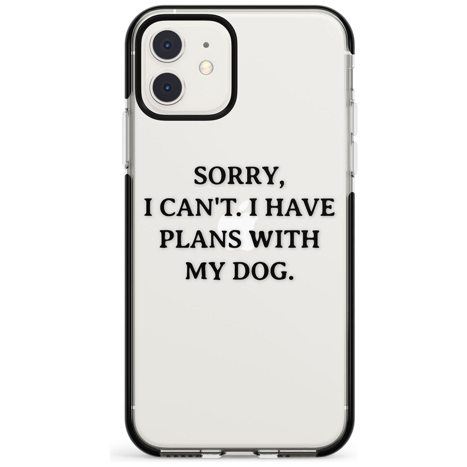 Plans with Dog Black Impact Phone Case for iPhone 11