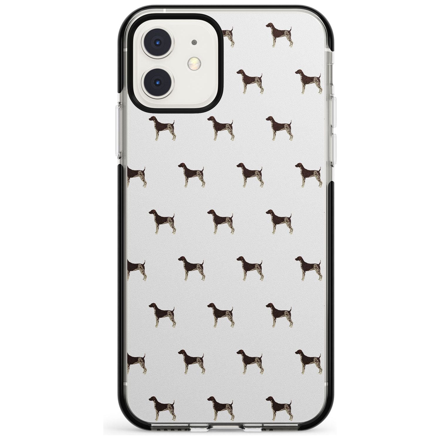 German Shorthaired Pointer Dog Pattern Black Impact Phone Case for iPhone 11