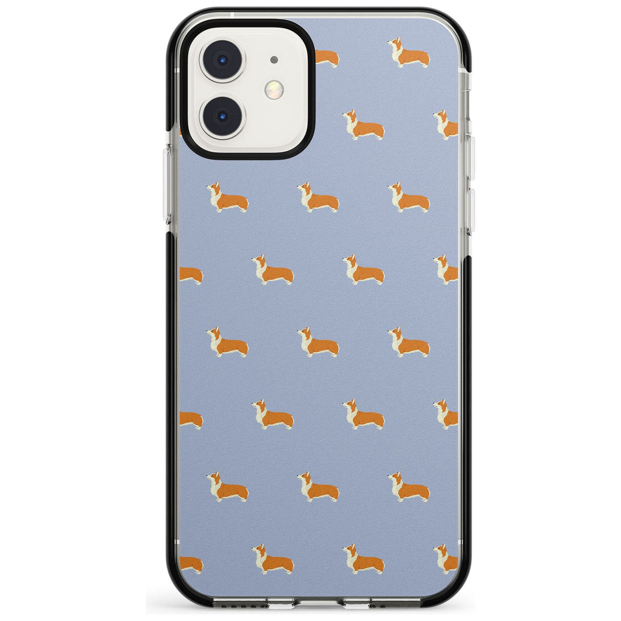 Pembroke Welsh Corgi Dog Pattern Black Impact Phone Case for iPhone 11