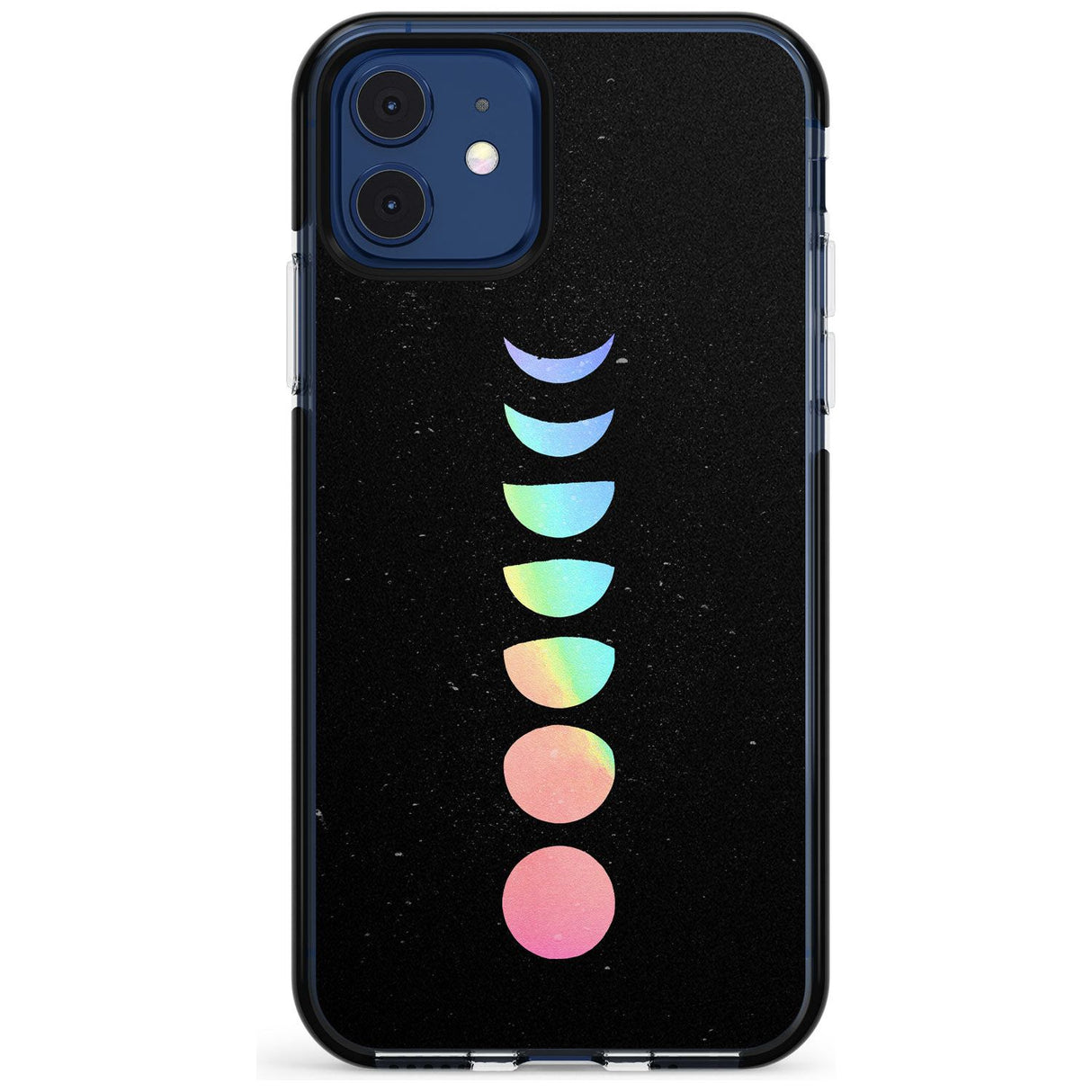 Pastel Moon Phases Pink Fade Impact Phone Case for iPhone 11 Pro Max