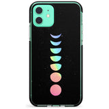 Pastel Moon Phases Pink Fade Impact Phone Case for iPhone 11 Pro Max