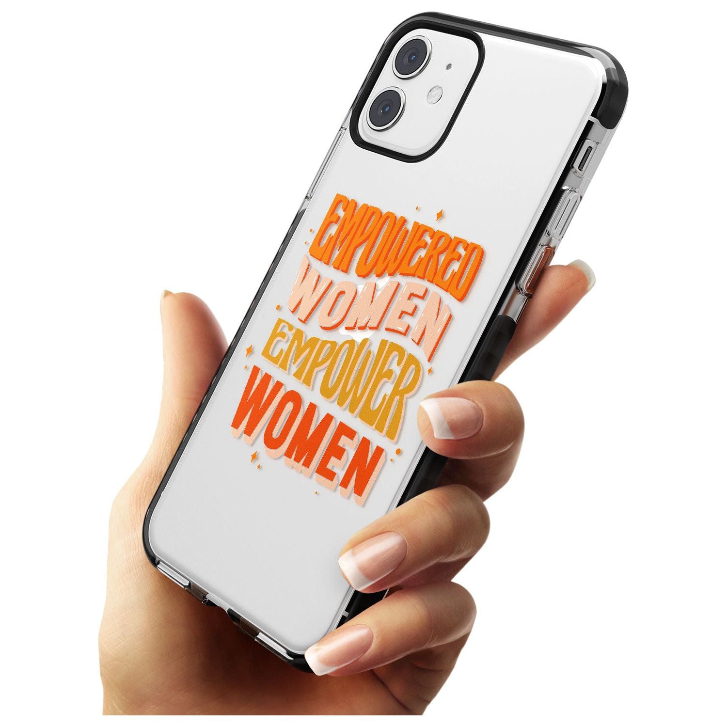 Empowered Women Black Impact Phone Case for iPhone 11
