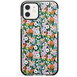 Jazzy Floral Mix: Solid Pink Fade Impact Phone Case for iPhone 11 Pro Max