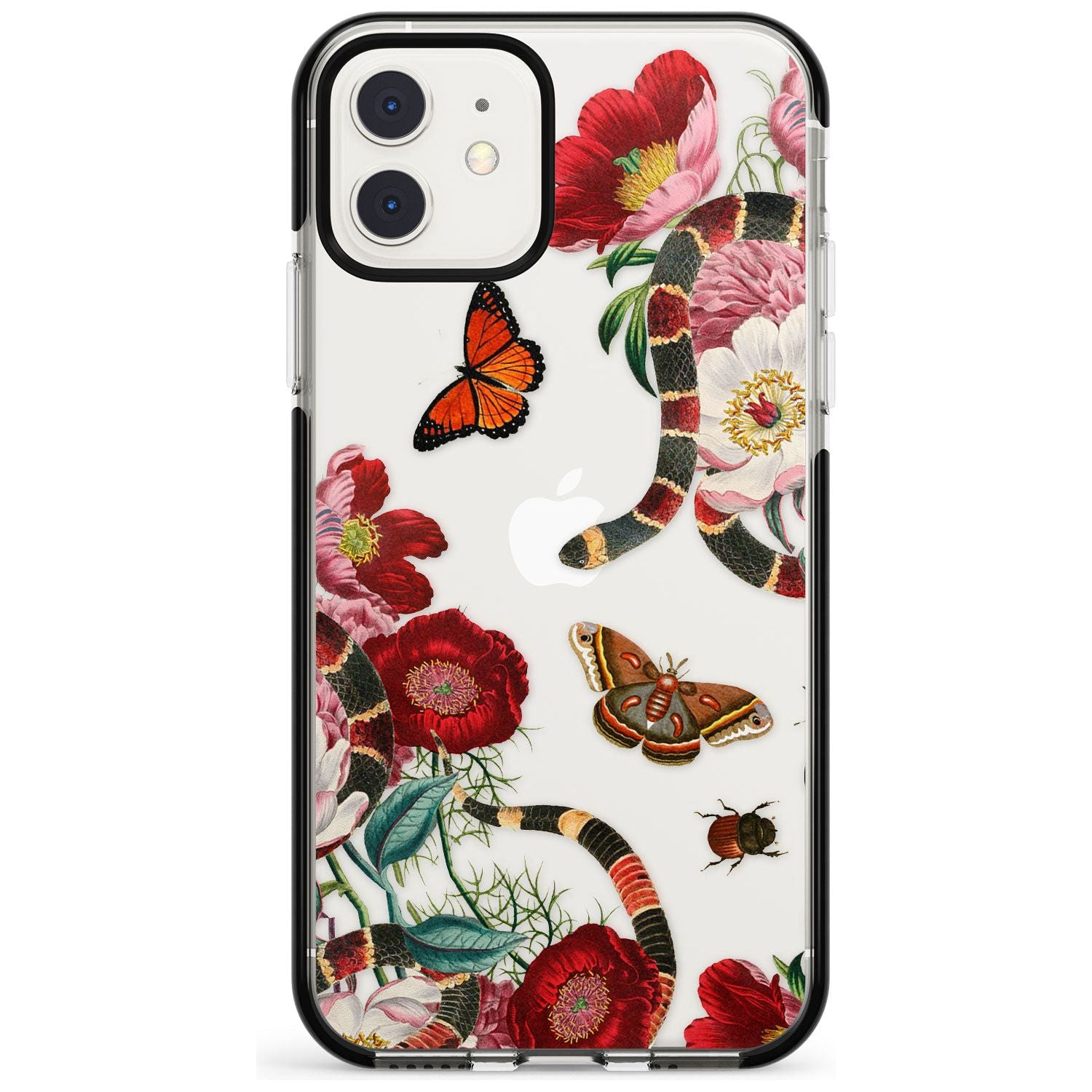 Botanical Snake  Pink Fade Impact Phone Case for iPhone 11 Pro Max