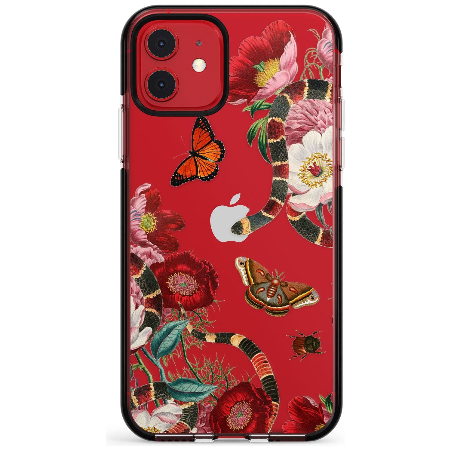 Botanical Snake  Pink Fade Impact Phone Case for iPhone 11 Pro Max