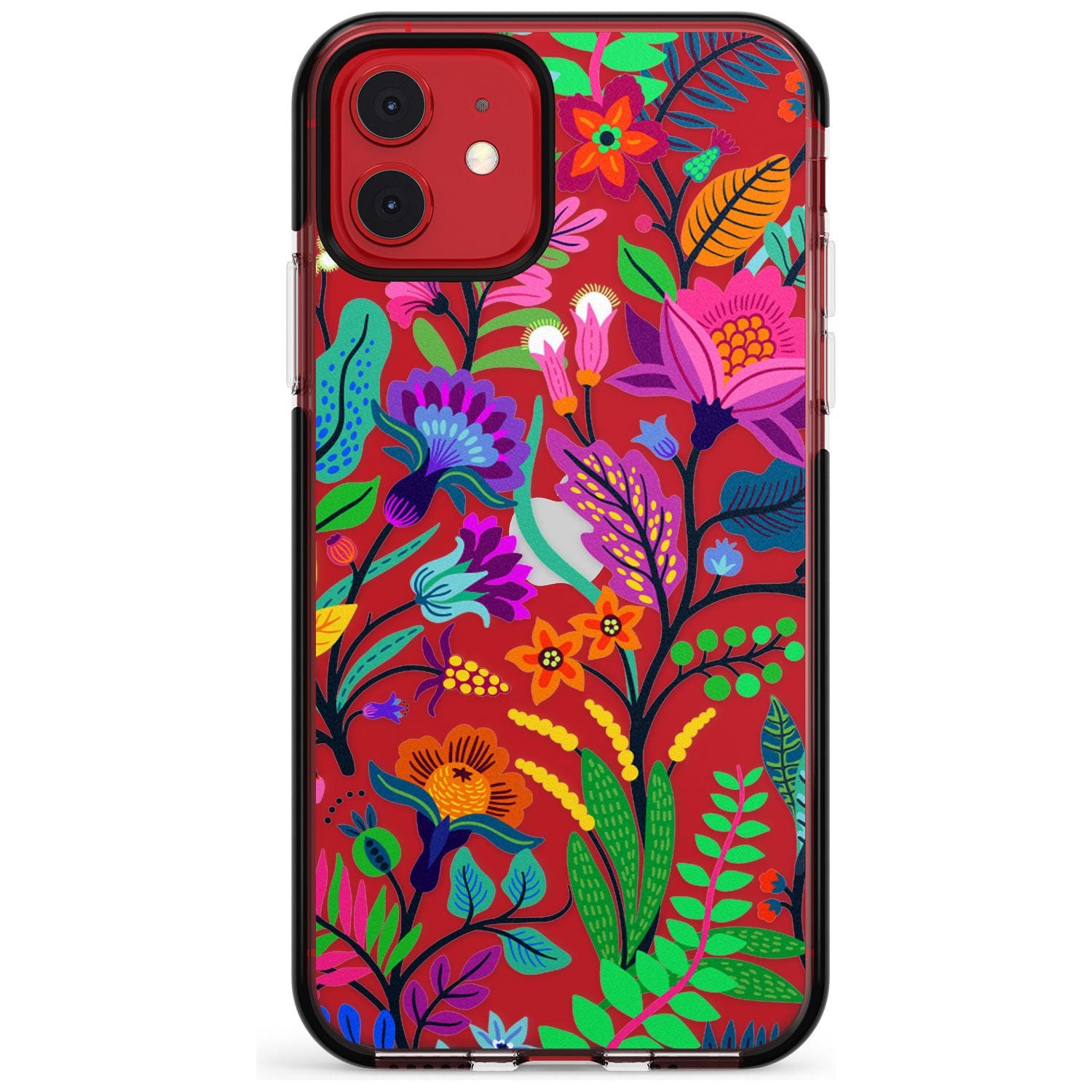 Floral Vibe Black Impact Phone Case for iPhone 11 Pro Max