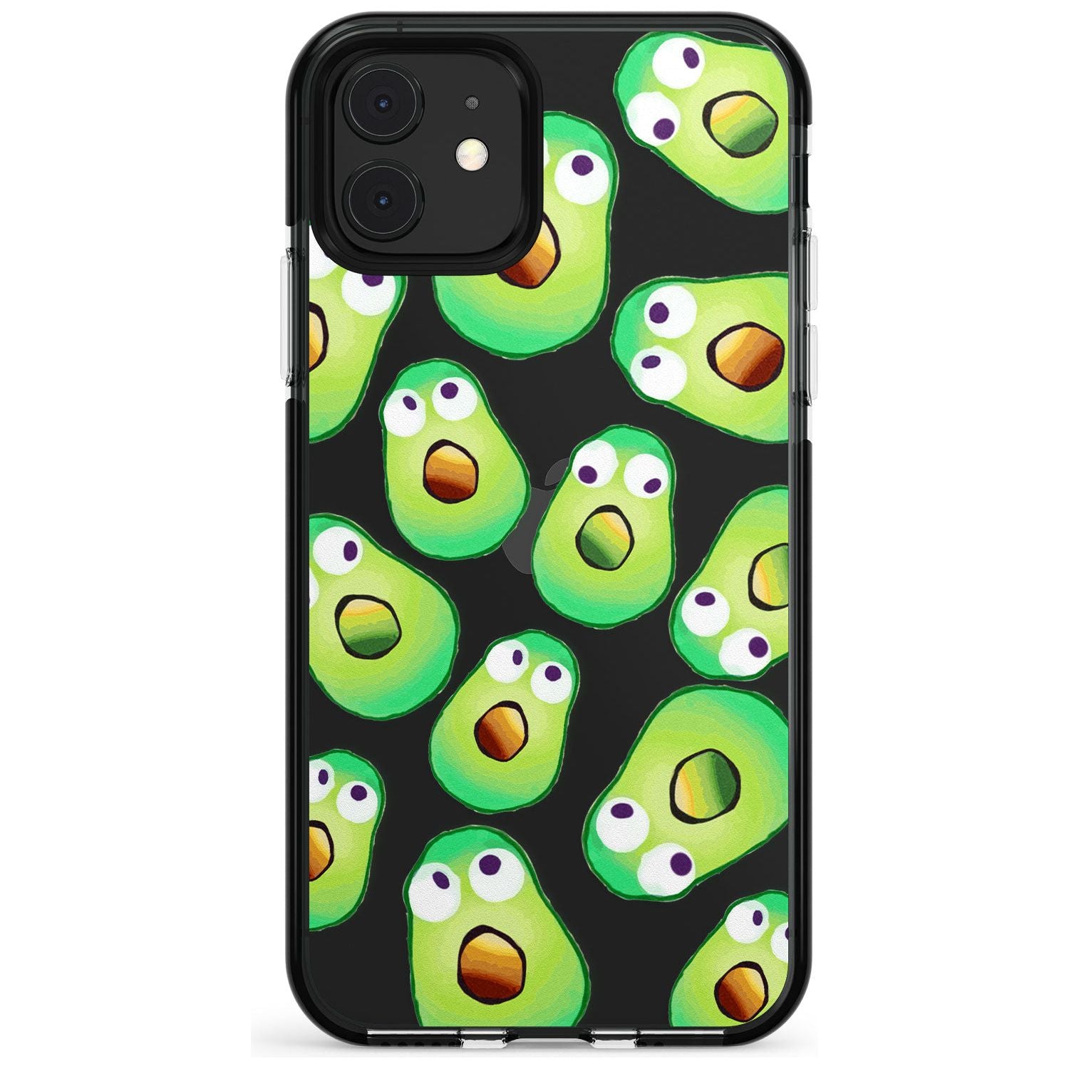 Shocked Avocados Black Impact Phone Case for iPhone 11 Pro Max