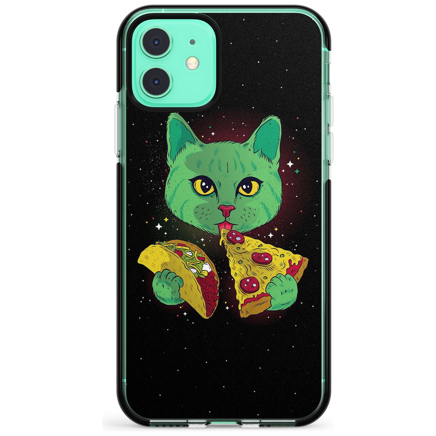 Pizza Purr Black Impact Phone Case for iPhone 11 Pro Max