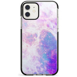 Purple & Blue Galaxy Pattern Design Black Impact Phone Case for iPhone 11