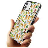 Tropical Summer Black Impact Phone Case for iPhone 11