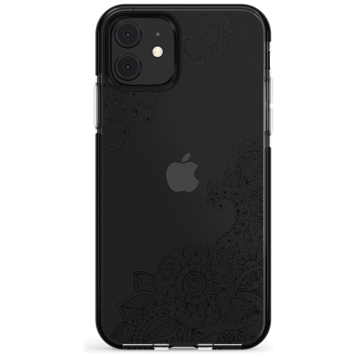 Black Henna Botanicals Black Impact Phone Case for iPhone 11 Pro Max