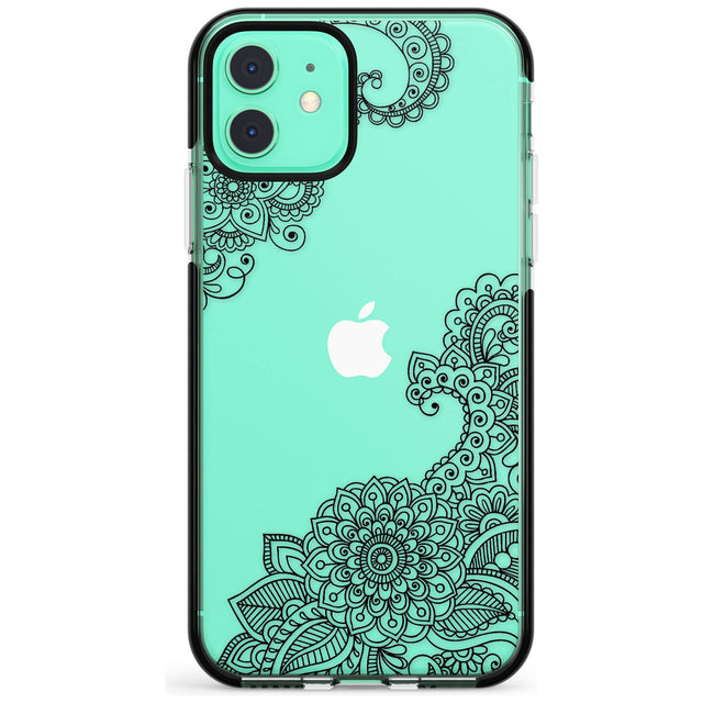 Black Henna Botanicals Black Impact Phone Case for iPhone 11 Pro Max