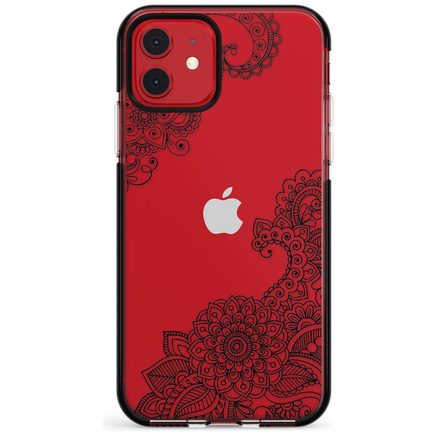 Black Henna Botanicals Black Impact Phone Case for iPhone 11 Pro Max