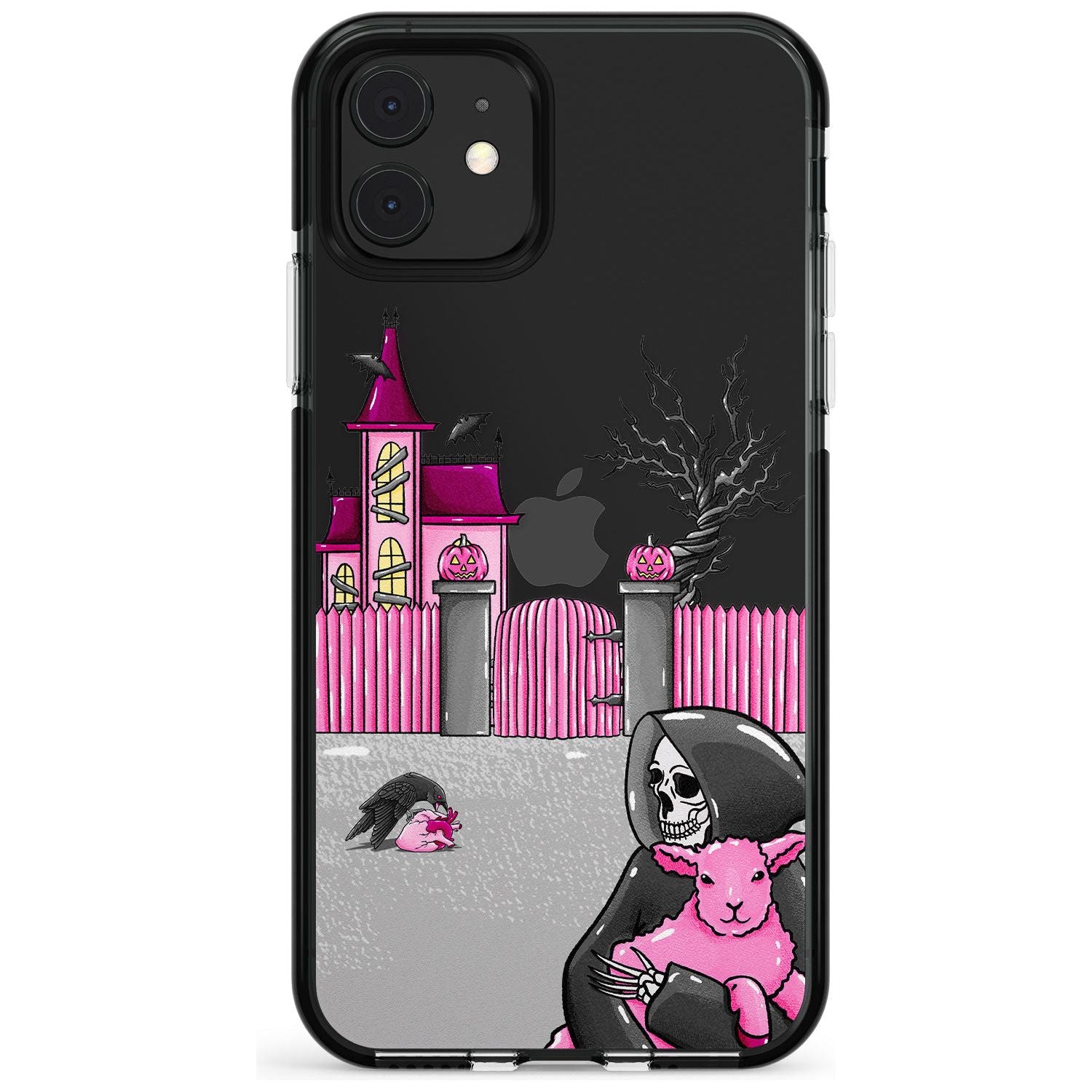 Left With My Heart Black Impact Phone Case for iPhone 11 Pro Max