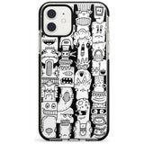 Monochrome Heads Black Impact Phone Case for iPhone 11 Pro Max