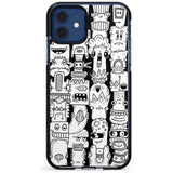 Monochrome Heads Black Impact Phone Case for iPhone 11 Pro Max