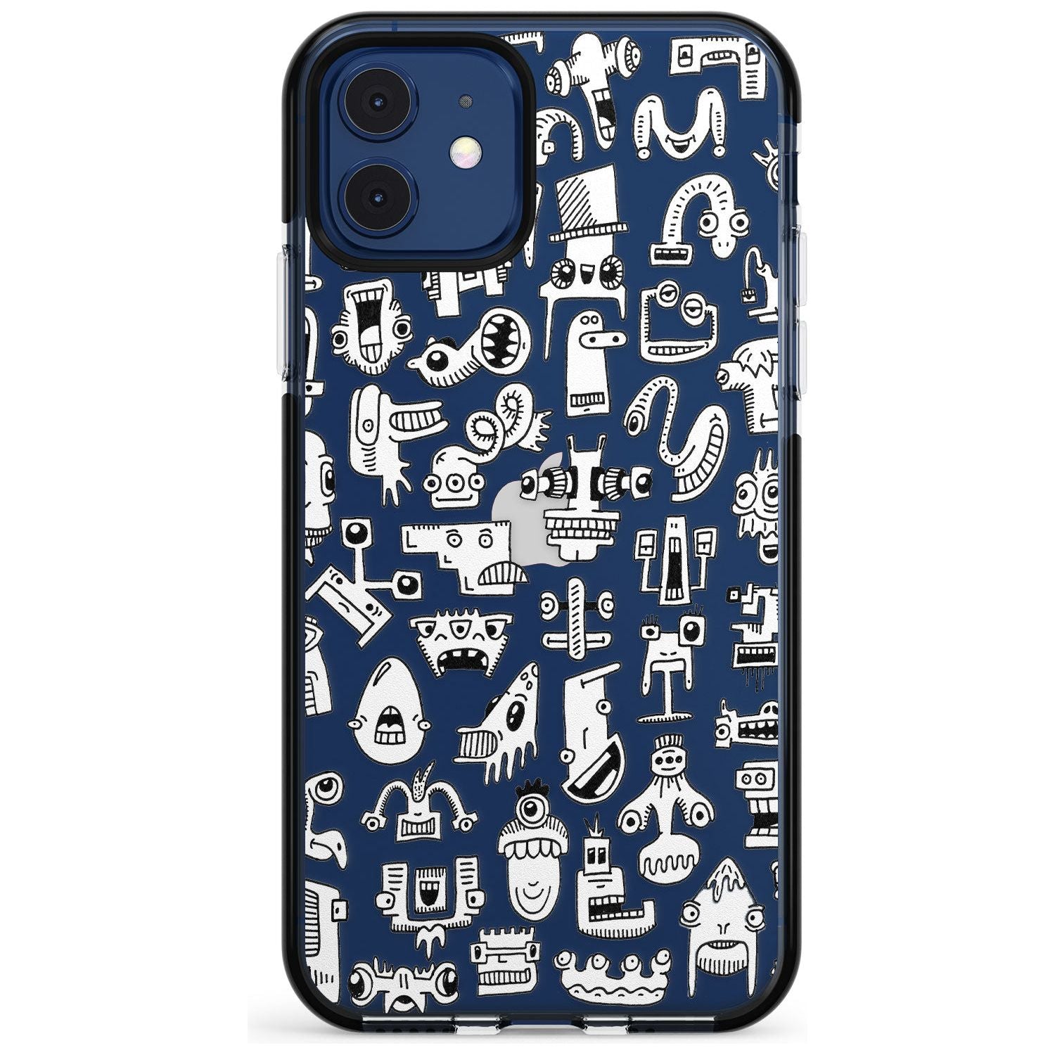 Weird Friends Black Impact Phone Case for iPhone 11 Pro Max