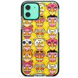 Ramen Noodle Kawaii Pattern Black Impact Phone Case for iPhone 11 Pro Max