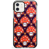 Mushroom Kawaii Pattern Black Impact Phone Case for iPhone 11 Pro Max