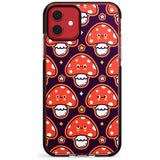 Mushroom Kawaii Pattern Black Impact Phone Case for iPhone 11 Pro Max