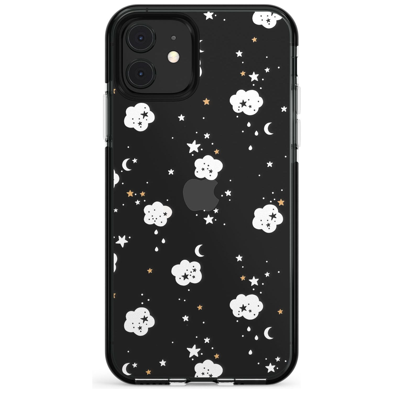 Stars & Clouds Pink Fade Impact Phone Case for iPhone 11 Pro Max