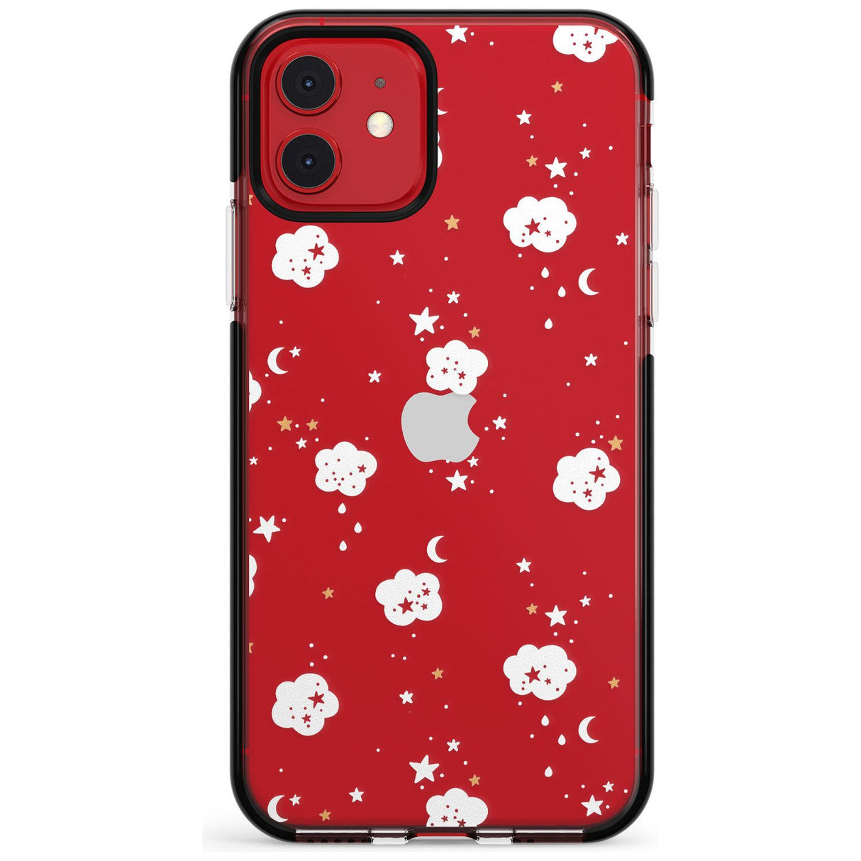 Stars & Clouds Pink Fade Impact Phone Case for iPhone 11 Pro Max