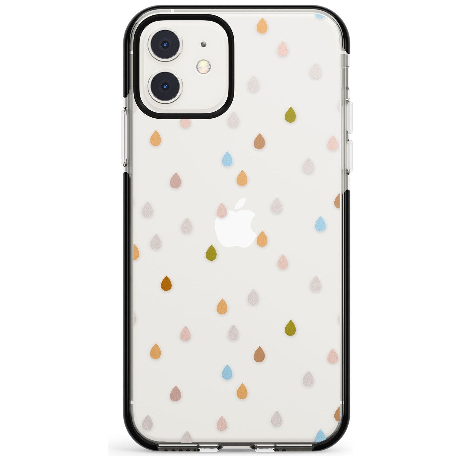 Raindrops Pink Fade Impact Phone Case for iPhone 11 Pro Max