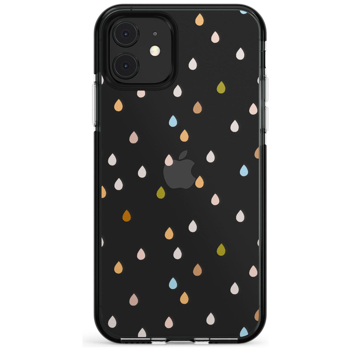 Raindrops Pink Fade Impact Phone Case for iPhone 11 Pro Max