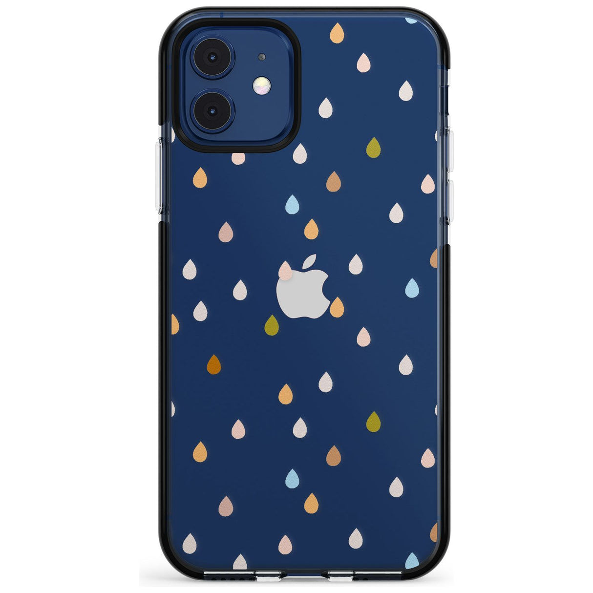 Raindrops Pink Fade Impact Phone Case for iPhone 11 Pro Max