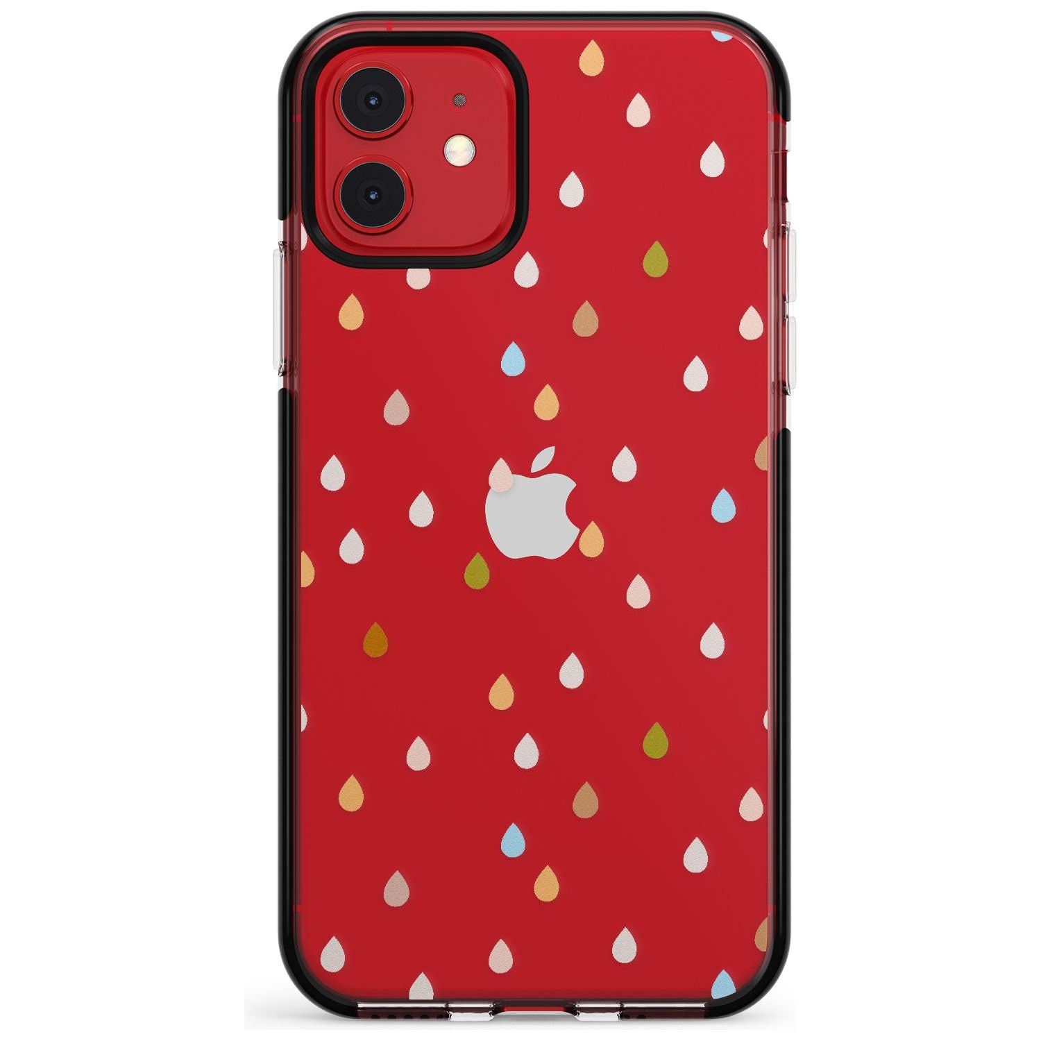 Raindrops Pink Fade Impact Phone Case for iPhone 11 Pro Max