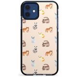 Cute Cat Pattern Pink Fade Impact Phone Case for iPhone 11 Pro Max